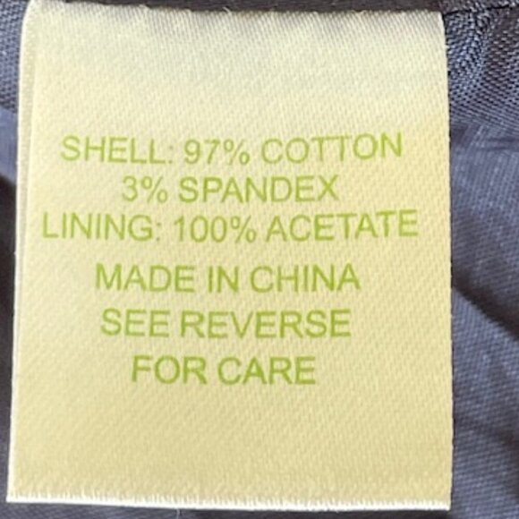 LILLY PULITZER Navy Button Accent 8 Panel Skirt Pink Label 4 - Picture 13 of 16